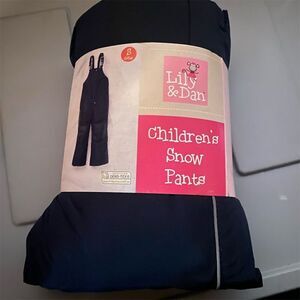 Lily & Dan Kids Snow Pants Blue Size S Insulated Winter Skiing